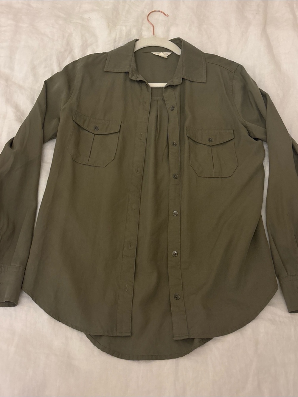 Aeropostale Olive Green Collared Shirt